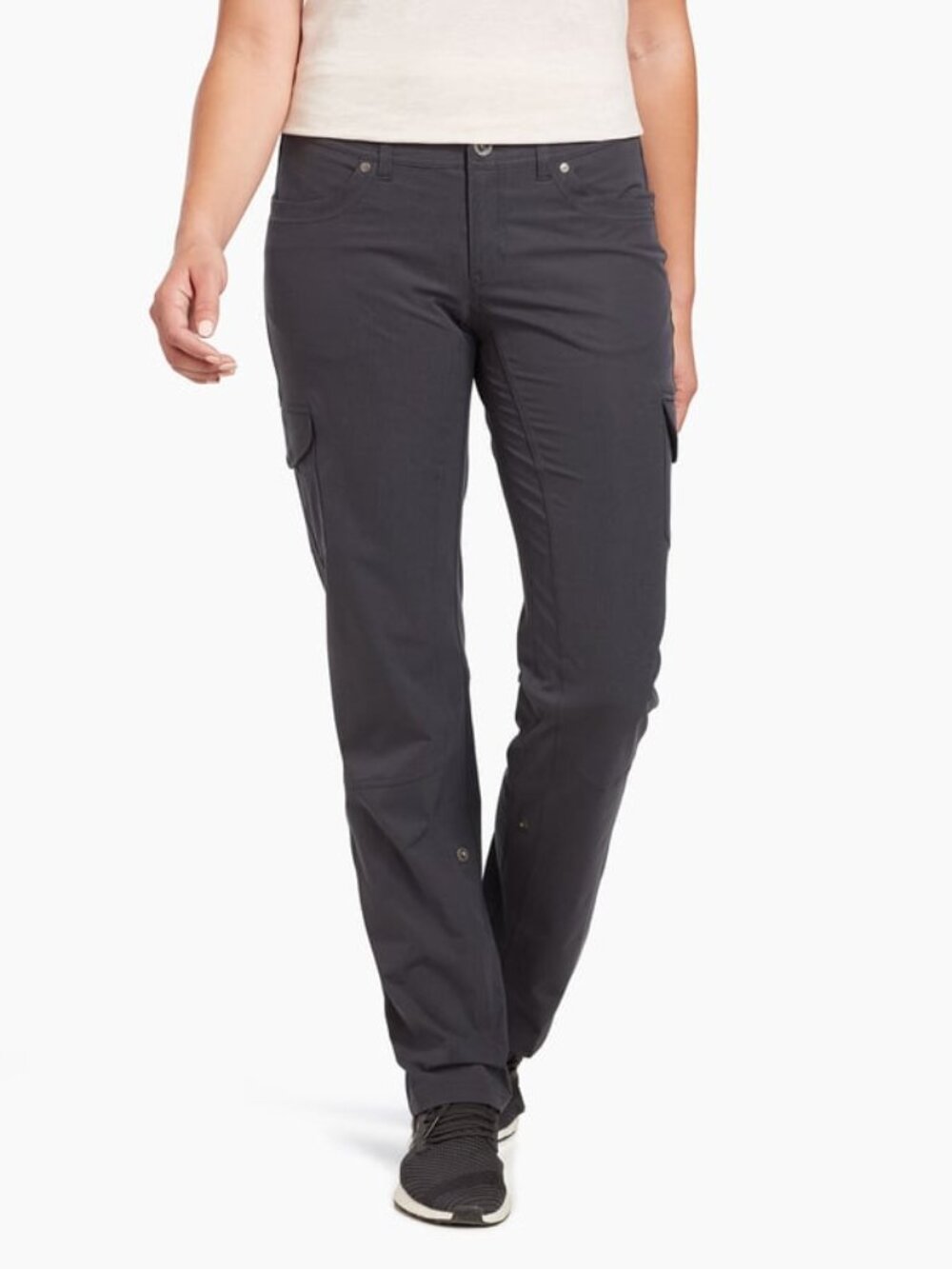 Kuhl - Women's Freeflex Roll-Up Pant Stretch - Size 14 - Koal Color